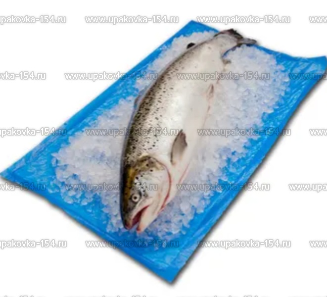 Влаговпитывающие салфетки для рыбы синего цвета в ящик