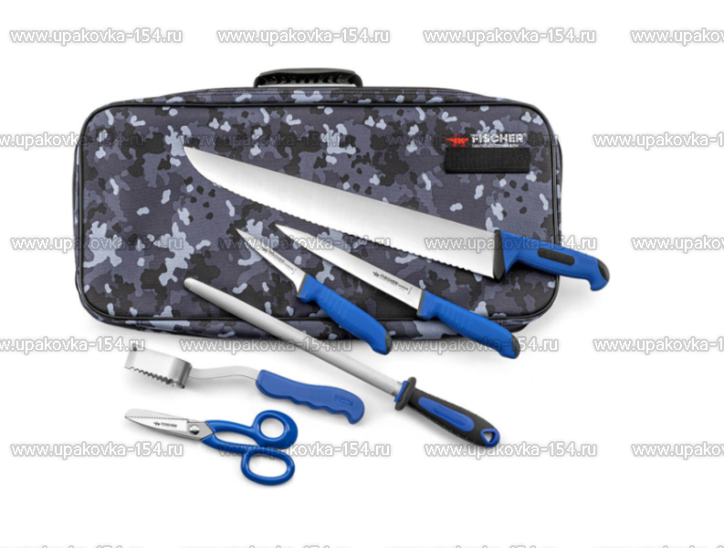 Набор ножей в чехле  для разделки рыбы 1596