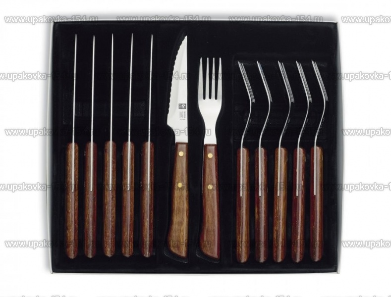 Ножи и вилки для стейков Португалия ICEL набор (Ручка пластик) 2