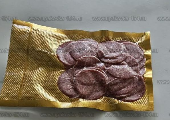Пакет вакуумный  рифленый   золото