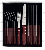 Ножи и вилки для стейков Португалия ICEL набор (Ручка пластик) 1
