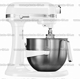 Миксер профессиональный KitchenAid Heavy Duty, чаша 6,9 л., белый, 5KSM7591XEWH